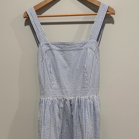 JCrew seersucker cotton dress - Picture 1 of 4
